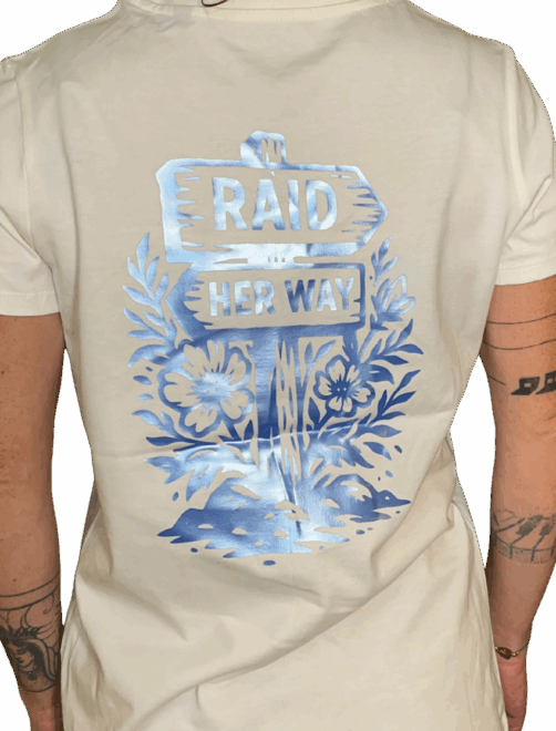 T-shirt Raid Her Way – Image 2