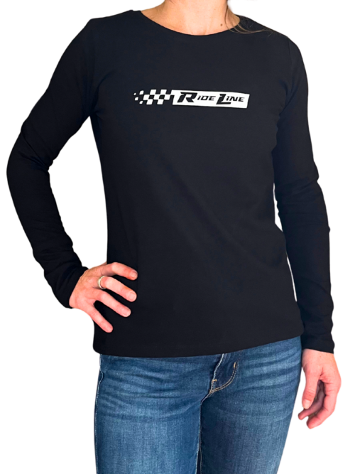 T-shirt Black Checker LS