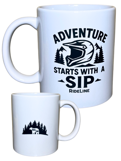 MUG - ADVENTURE STARTS WHITH A SIP
