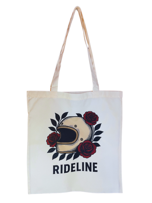 TOTE BAG - Vintage Rose Helmet Edition